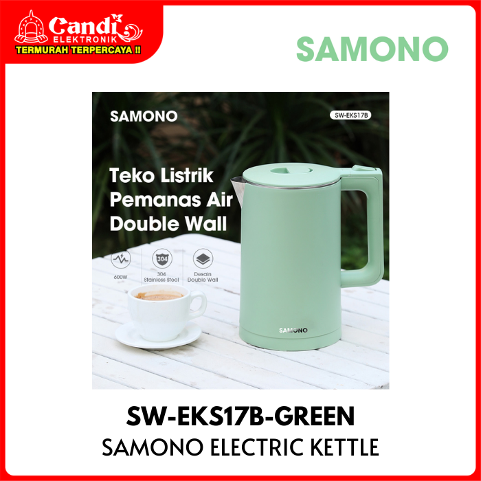 Samono Electric Kettle Sw-eks17b-green